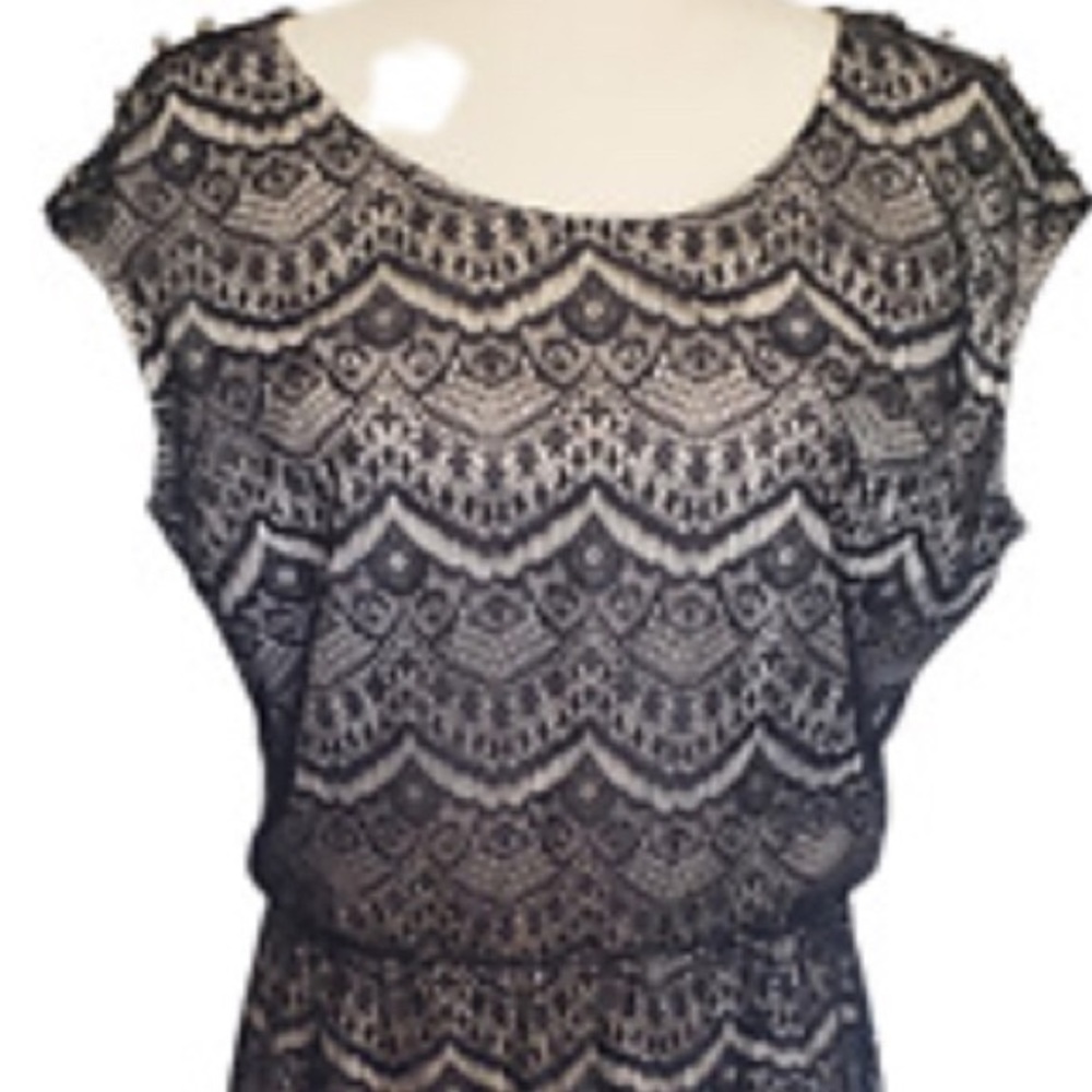2/$25 Guess Navy Lacy Dress